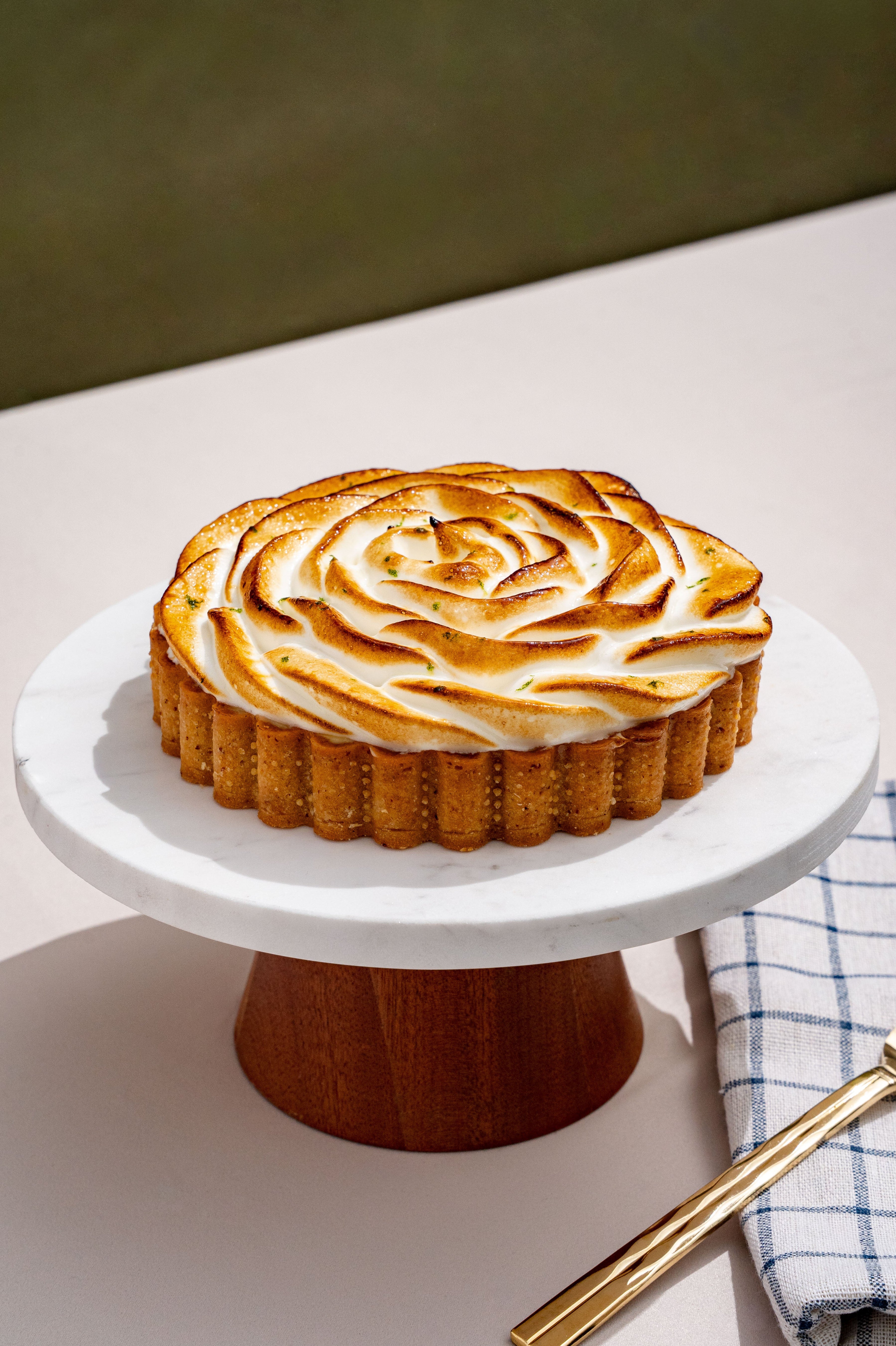 Calamansi Meringue Tart