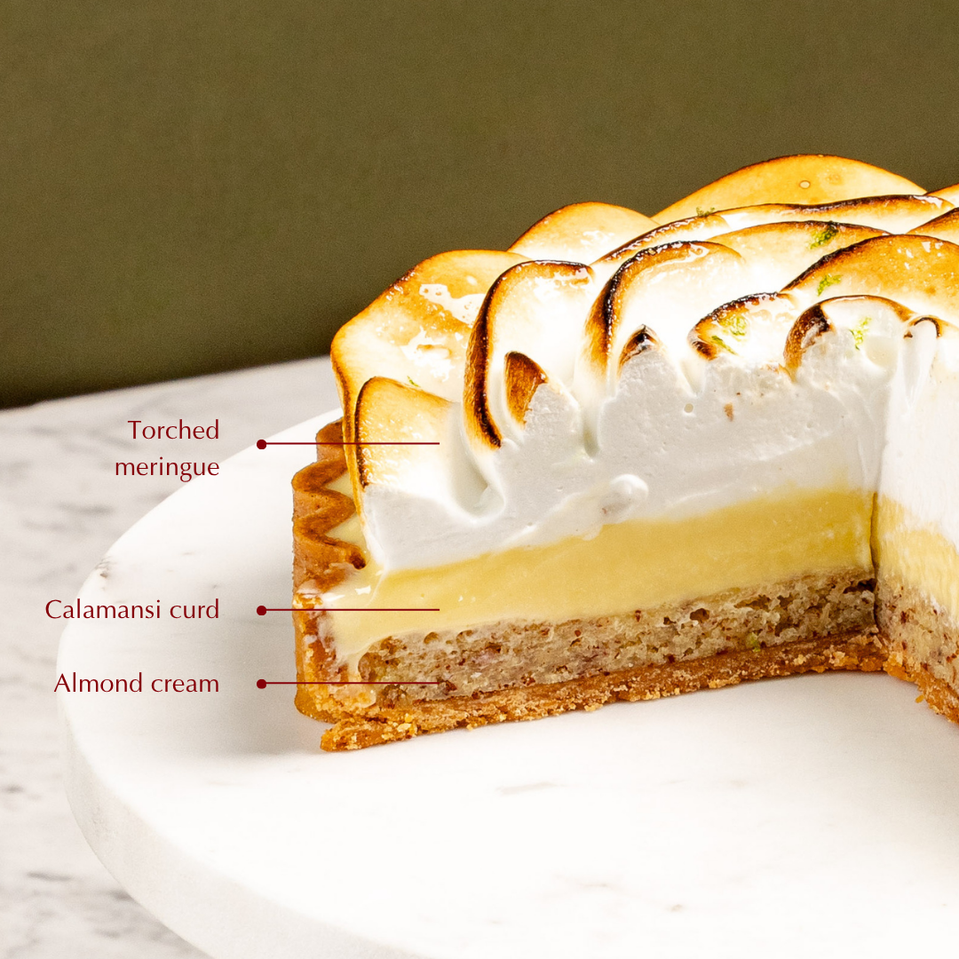 Calamansi Meringue Tart
